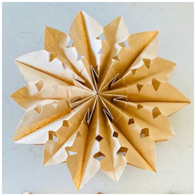 Paper Bag Snowflake 