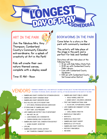 Schedule for Longest Day of Play