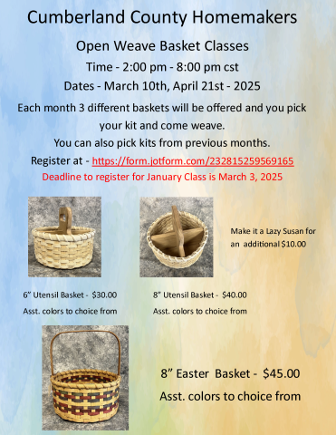 Basket Class Flyer 