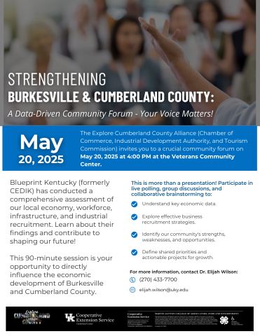 Community Forum Flyer 