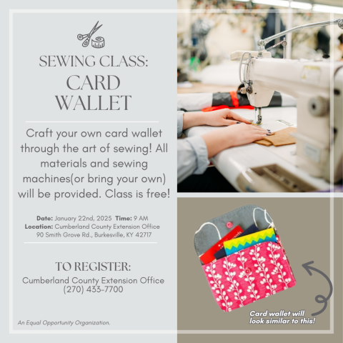 Sewing Class Flyer 