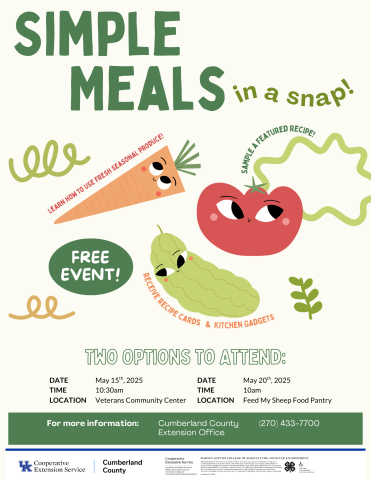 Simple Meals in a Snap Flyer 