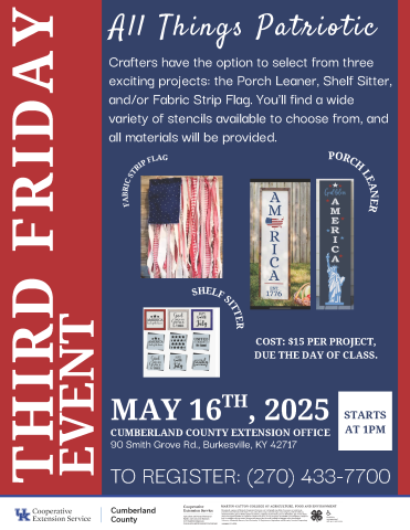 Third Friday Activity Flyer 